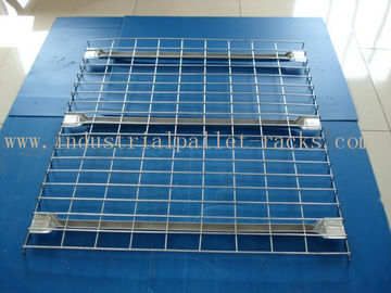 Flared Steel Wire Mesh Decks Industrial Pallet Racks Heavy Duty Capacity 2000 LBS